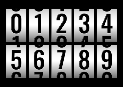 アナログメーター メーター,アナログ,カウント,ドラム,ナンバーのイラスト素材