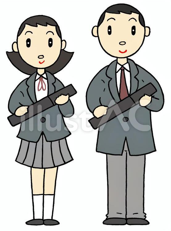 卒業式.3 卒業式,卒業,学校のイラスト素材