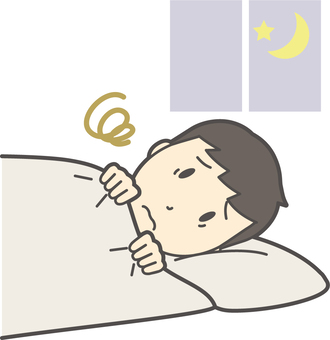 Illustration, insomnia, male, insomnia, JPG, PNG and AI