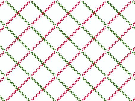 クリスマス　チェック　パターンスウォッチ