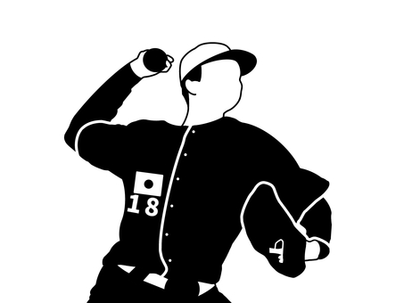 ワールドベースボール ワールドベースボール,世界,野球,スポーツ,球技,ベースボール,人,人物,選手,アスリートのイラスト素材