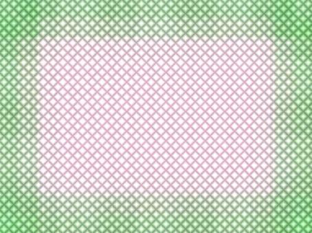 ピンクとグリーンの格子柄の壁紙素材画像