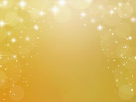 キラキラなグラデ背景フレーム 金 背景,キラキラ,ふわふわ,金,光,ゴールド,フレーム,メタリック,フレア,輝きのイラスト素材