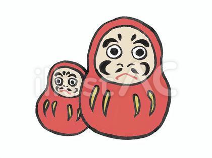 大きいだるまと小さいだるま