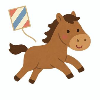 うま年賀イラスト１２