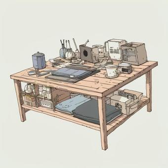 messy desk, JPG messy desk, machine, simple, furniture, JPG