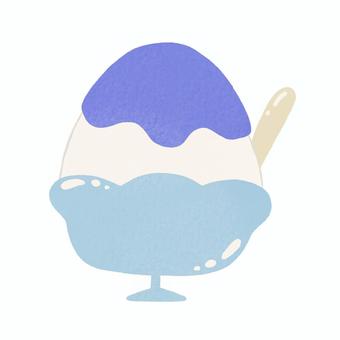 かき氷 かき氷,夏,食べ物,スイーツ,絵本,可愛い,ゆるい,手描き,デコレーション,挿絵のイラスト素材