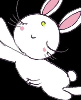 かわいいウサギ