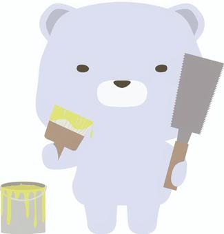 DIY_熊_白, JPG 和 PNG DIY_熊_白, diy, 動物, 可愛的, JPG 和 PNG