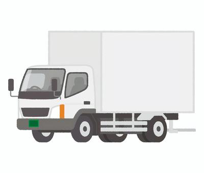 トラック トラック トラック,小型トラック,中型トラック,宅配,配達,運送,貨物,車両,自動車,貨物車のイラスト素材