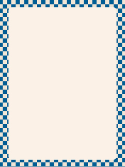 レトロヴィンテージ色の青チェッカー枠A フレーム,チェッカー,アメリカン,レトロ,ヴィンテージ,クラシック,背景,青,ベージュ,市松のイラスト素材
