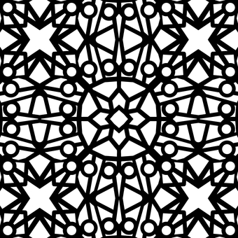 シームレスなモザイク　線画 　ｎ  線,黒線,バックグラウンド,モザイク,テクスチャー,シームレス,背景,エンドレス,パターン,線画のイラスト素材