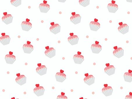 バレンタイン背景、スイーツのパターン05 バレンタイン,背景,パターン,スウォッチ,チョコレート,チョコケーキ,チョコレートケーキ,カフェ,お菓子,スイーツのイラスト素材