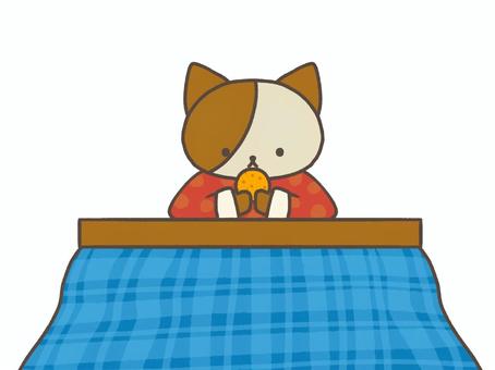 kotatsu and cat, , JPG and PNG