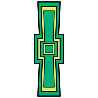 双方中方墳　古墳　手描き　イラスト 双方中方墳,古墳,歴史,墳墓,線画,手描き,イラストのイラスト素材