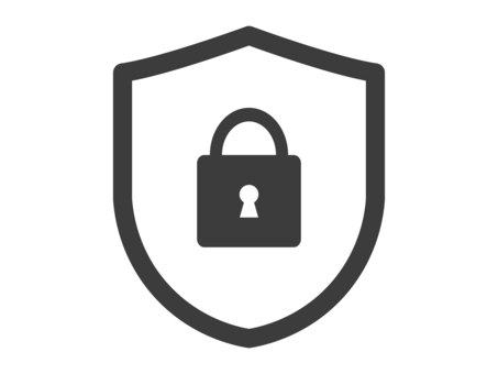 セキュリティ（鍵・線・黒） セキュリティ,ガード,安全,鍵,アイコン,インターネット,ネットワーク,サイバー,クラウド,デジタルのイラスト素材