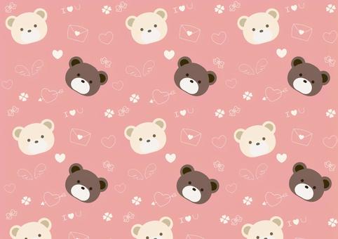 valentine bear pink, , JPG