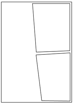 漫画のコマ 漫画,コマ割り,フレーム,仕事,趣味,バイト,イラスト,漫画家のイラスト素材