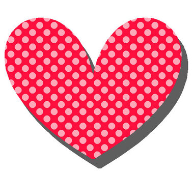 heart, heart, dot, polka dot, JPG and PNG