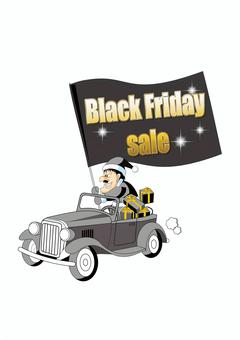 ブラックフライデーを楽しむ黒いサンタ02 ブラックフライデーを楽しむ黒いサンタ02 ブラックフライデー,セール,クラシックカー,サンタクロース,黒サンタ,プレゼント,ギフト,買い物,ショッピング,バナーのイラスト素材