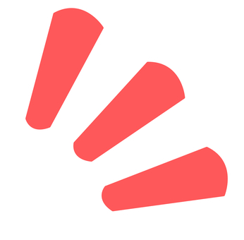 気づき・マーク・三本線 気づき,マーク,閃き,アイコン,アイデア,思いつき,赤,記号,漫符,符号のイラスト素材