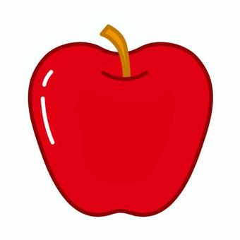  りんご,果物,食べ物,甘い,旬,小学生,1年生,学習,教材,視覚教材のイラスト素材