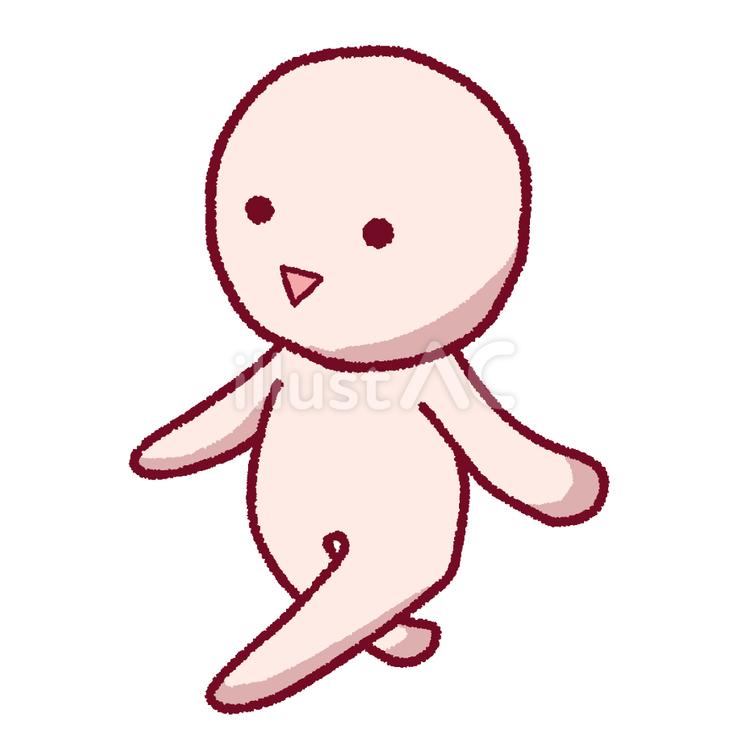 手描き風　歩く人 歩く,人間,人物のイラスト素材