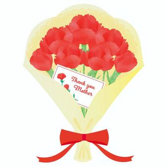 康乃馨花束, 母亲节, 康乃馨, 花束, JPG, PNG 和 AI