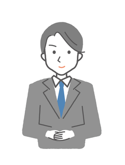 男性ビジネスマン パソコン,会社員,エンジニア,ビジネスウーマン,ビジネスマン,笑顔,働く,仕事,元気,営業のイラスト素材