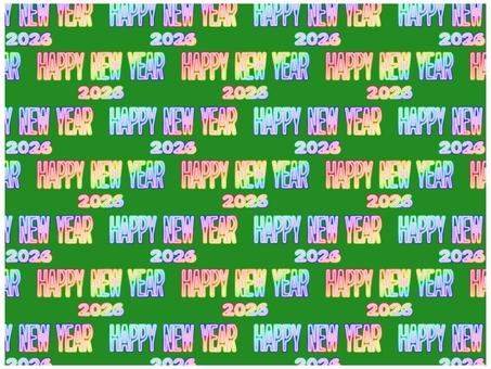 HAPPY NEW YEAR 壁紙 happynewyear,ハッピーニュ−イヤ−,2026,文字,壁紙,背景,ポストカード,柄,パターン,ネオンのイラスト素材