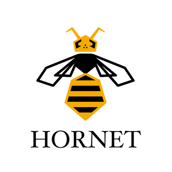 ホーネットロゴマーク-14 ホーネット,スズメバチ,生き物,毒,虫,羽,針,ロゴ,マーク,シンボルのイラスト素材