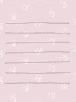 花柄のガーリーな便箋 花柄のガーリーな便箋 便箋,花柄,花,メッセージカード,メモ,用紙,かわいい,ガーリー,シンプル,おしゃれのイラスト素材