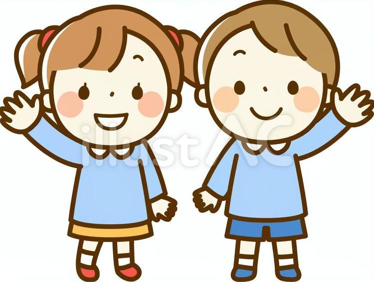 幼稚園児 子供,保育園,幼稚園のイラスト素材