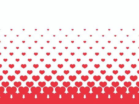 ハートの背景/赤 ハートの背景/赤 背景,シンプル,ベクター,ハート,ハート型,ハート模様,変形,連続,変化,ポップのイラスト素材