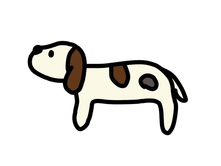 ビーグル　イラスト ビーグル,犬,動物,生き物,飼育,素材,イラスト,アイコン,挿絵のイラスト素材