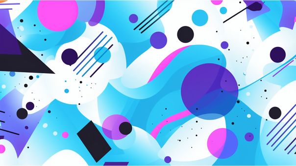 Blue white purple background (shapes) 5, putih, bentuke, memphis, JPG, PNG and EPS