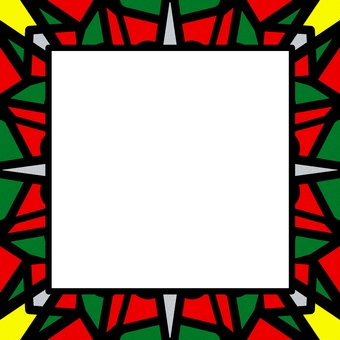 シームレスなモザイクで正方形の枠　ｍ  モザイク,クリスマス,クリスマスカラー,12月,xmas,バックグラウンド,テクスチャー,シームレス,カラフル,モダンのイラスト素材