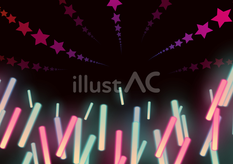 ペンライトが光るライブ会場の背景2イラスト - No: 27213344｜無料イラスト・フリー素材なら「イラストAC」