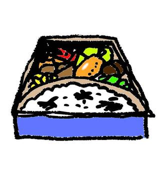 Bento, ekiben, side dish, rice, JPG and AI