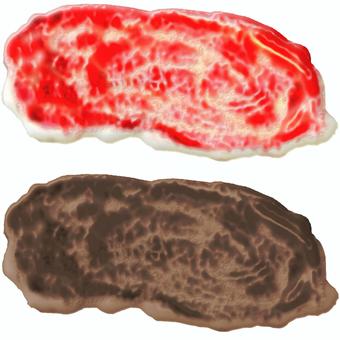 牛肉ステーキリアルイラスト 無料イラストなら イラストac