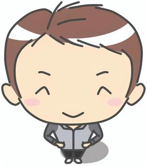 笑顔な先生 笑顔な先生 笑顔,ほほえみ,うれしいのイラスト素材