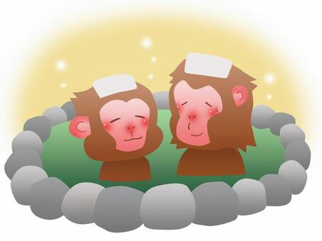 Yuzuri Onsen · hot-spring monkey (parent), JPG Yuzuri Onsen · hot-spring monkey (parent), , JPG