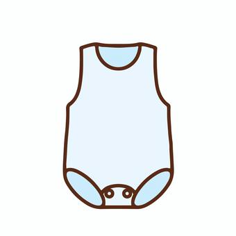 ノースリーブ ロンパース 服,衣類,赤ちゃん,ベビー,ロンパース,ボディスーツ,スナップボタン,ベクター,シンプル,肌着のイラスト素材
