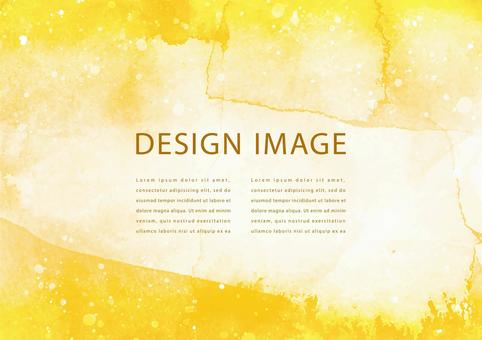 Yellow watercolor background, background, watercolor, orange, JPG and AI