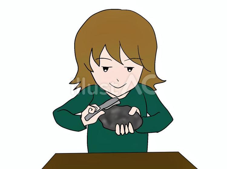 磨く 研磨,光らせる,削るのイラスト素材