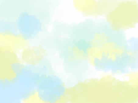 水彩でにじんだ背景21 水彩,背景,にじみ,カラフル,かわいい,おしゃれ,ベクター,手描き,フレーム,枠のイラスト素材