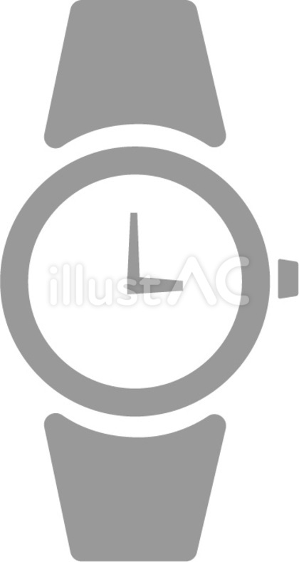 丸い文字盤の腕時計　その2