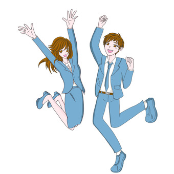 新入社員 新入社員,会社,社会,春,新卒のイラスト素材