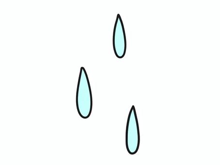 落ちる涙のイラスト 涙,雫,落ちる,溢れる,複数,ポタポタのイラスト素材