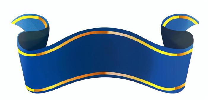 リボン・線無し・青・装飾パーツ リボン,帯,クリスマス,アイコン,装飾,飾り,パーツ素材,装飾パーツ,素材,あしらいのイラスト素材